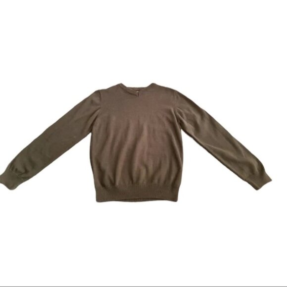 CHILDRENS Place Olive Green V-Neck Sweater Size L - Picture 1 of 2